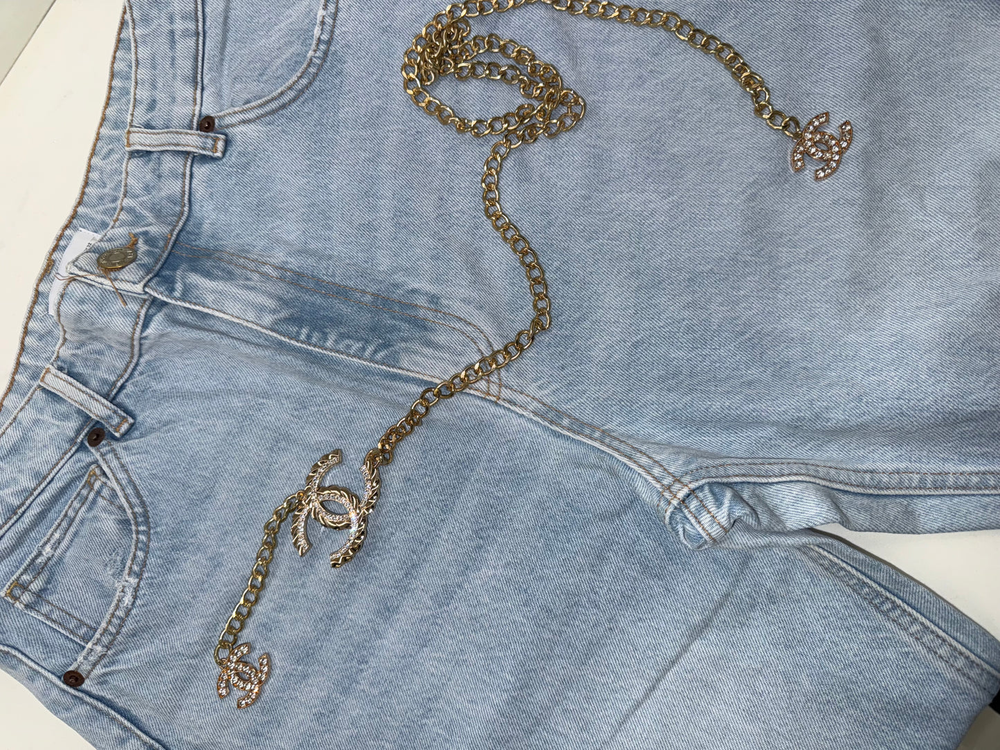 Cintura CC Logo Luxury Gold