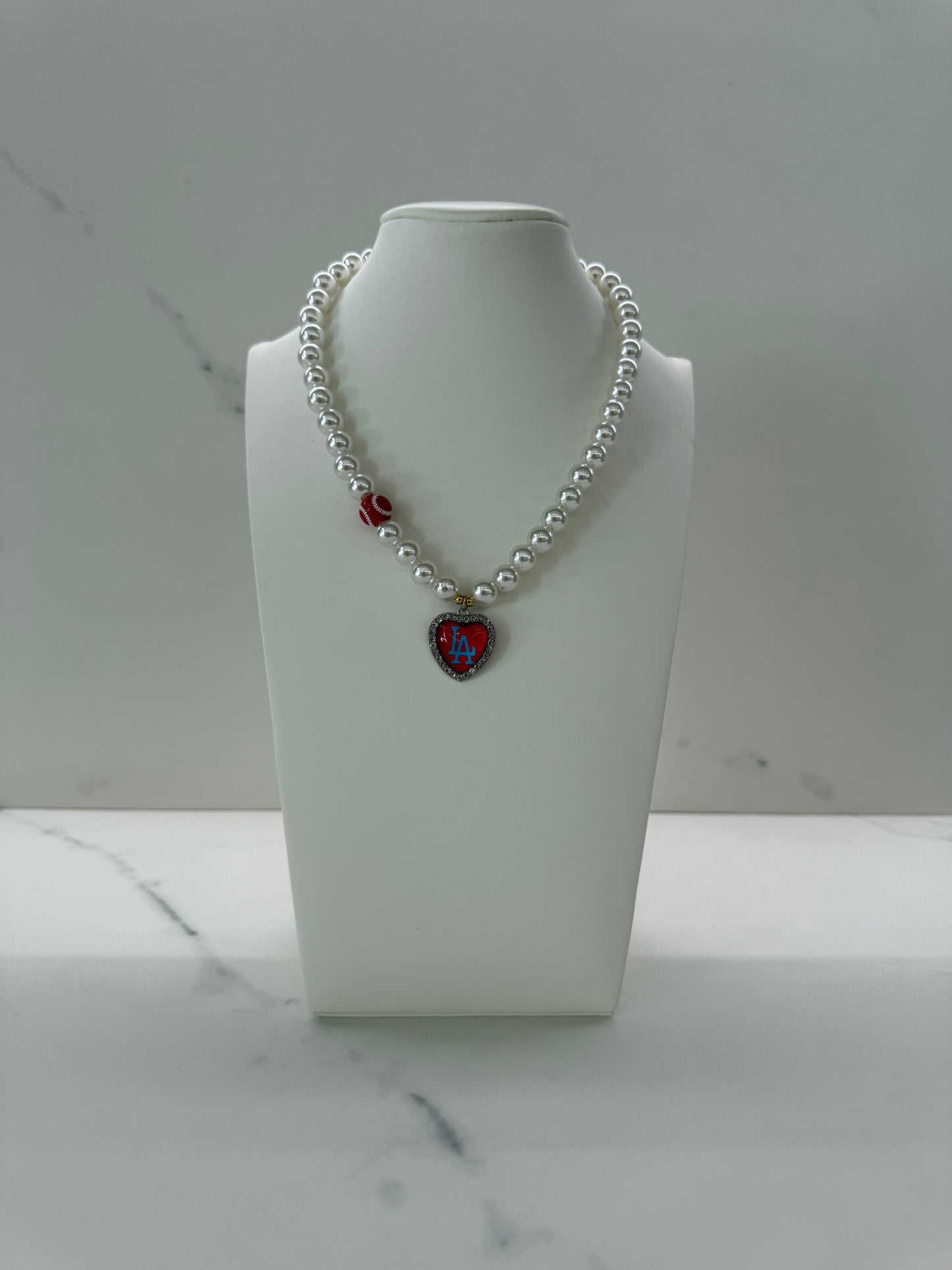 Collana ROSSA L.A + charms TENNIS