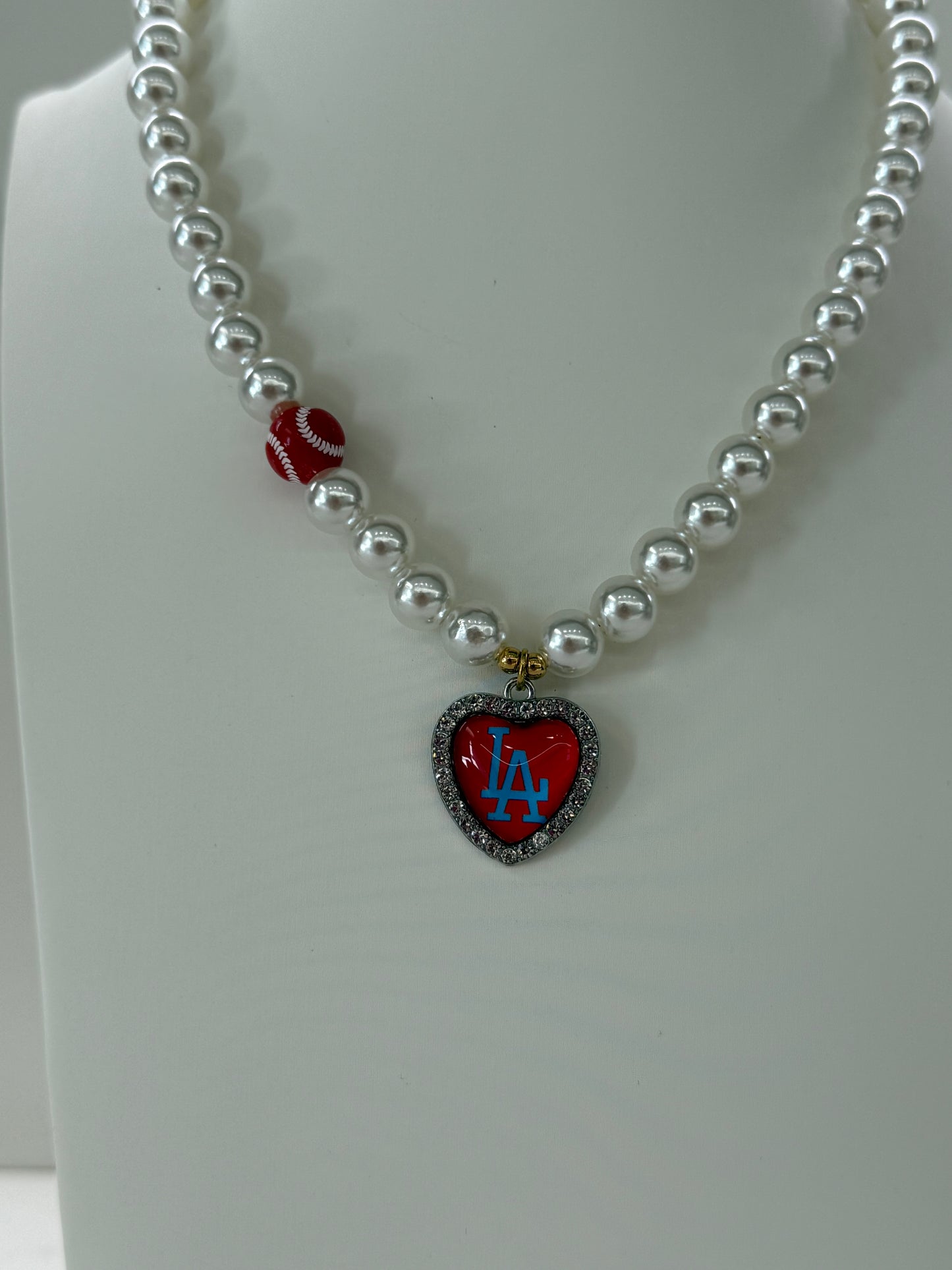 Collana ROSSA L.A + charms TENNIS