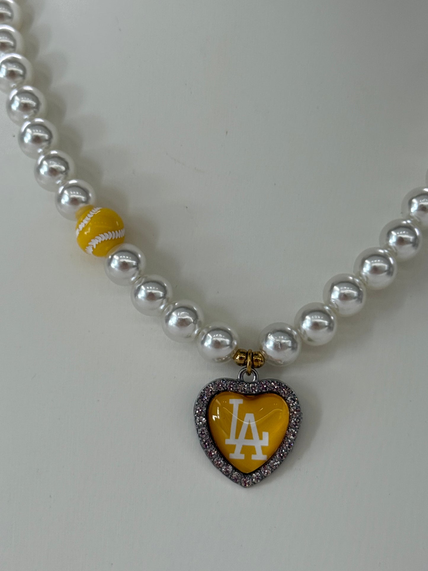 Collana GIALLA L.A + charms TENNIS