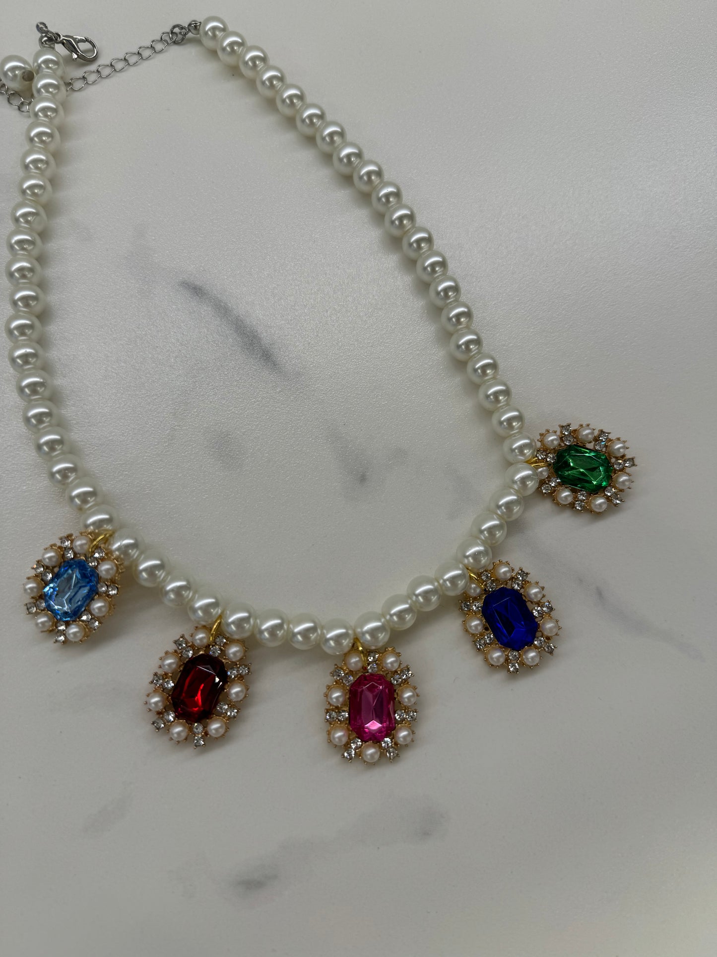 Collana perle Rainbow Luxury
