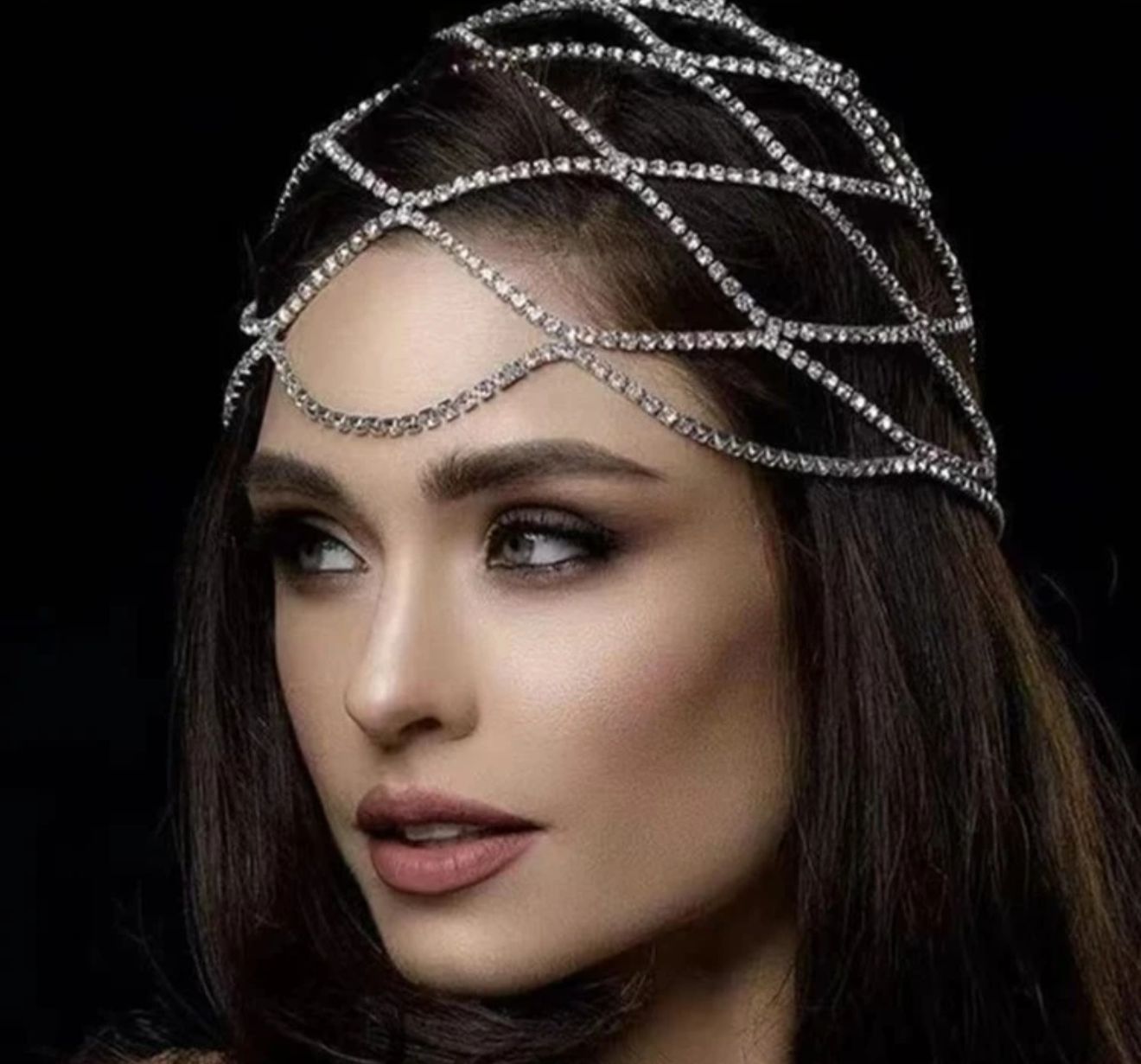 Fascia Strass Luxury Ambra