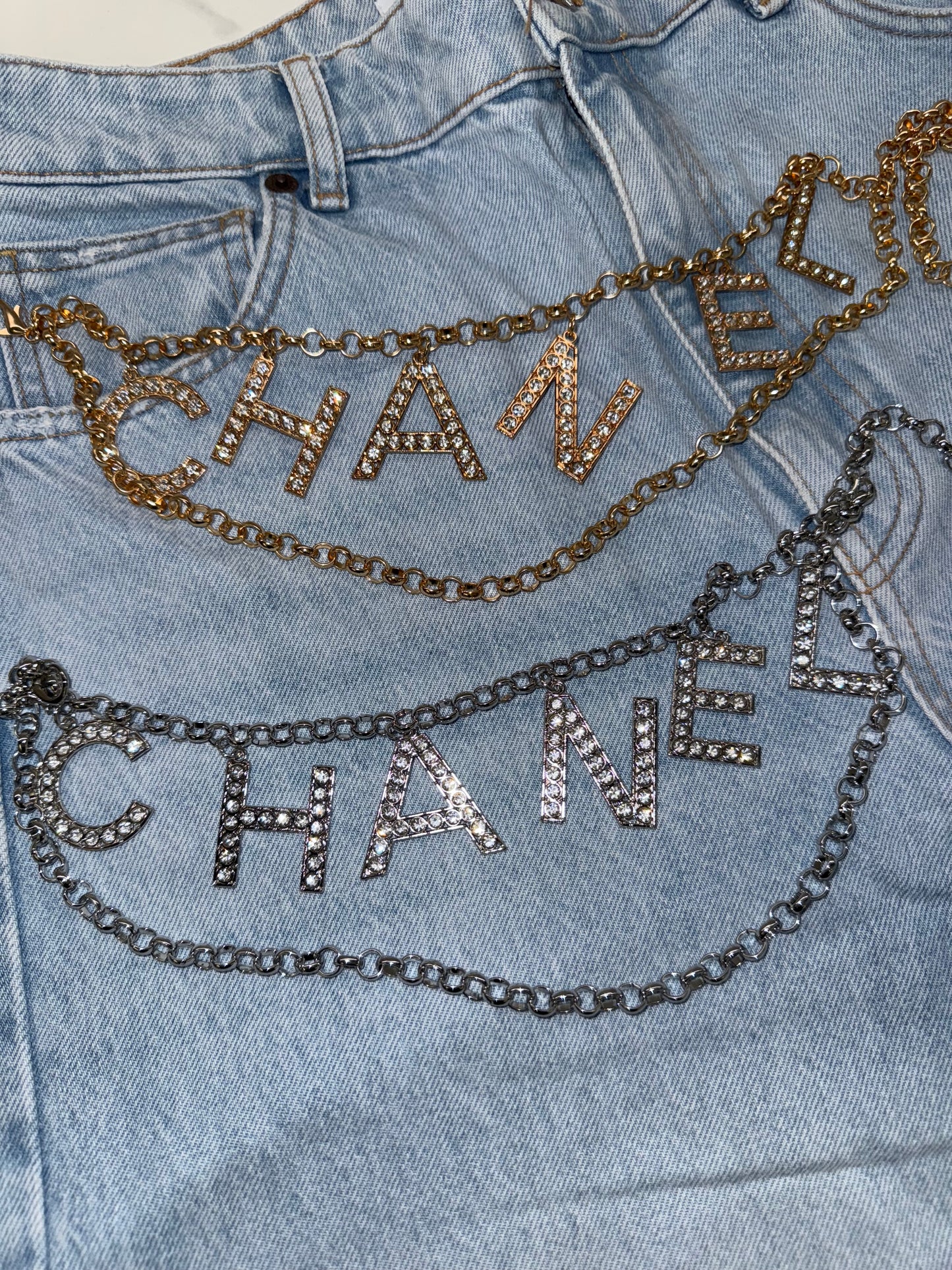 Cintura Luxury Strass CC Vintage