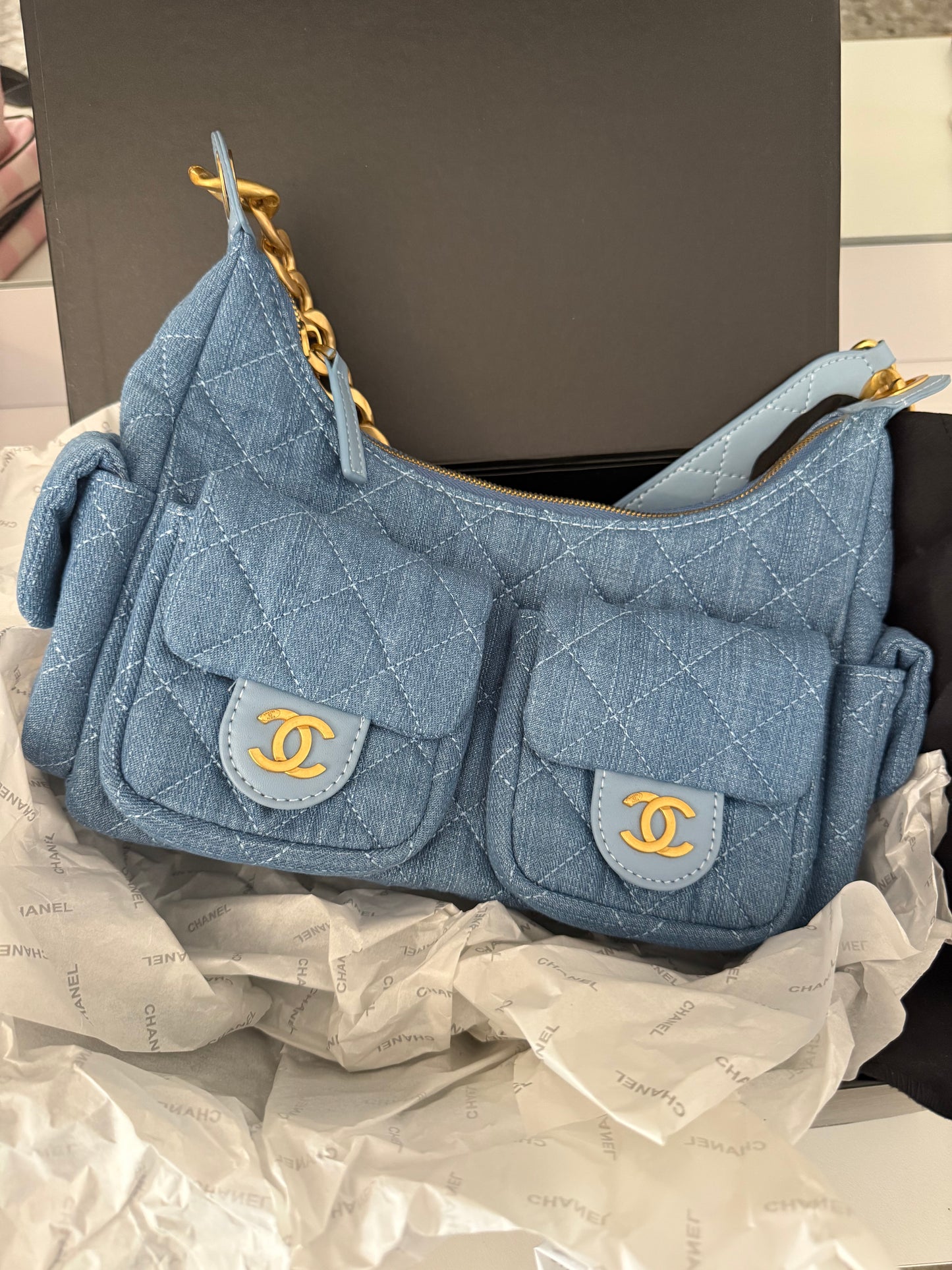 Borsa Denim Cargo