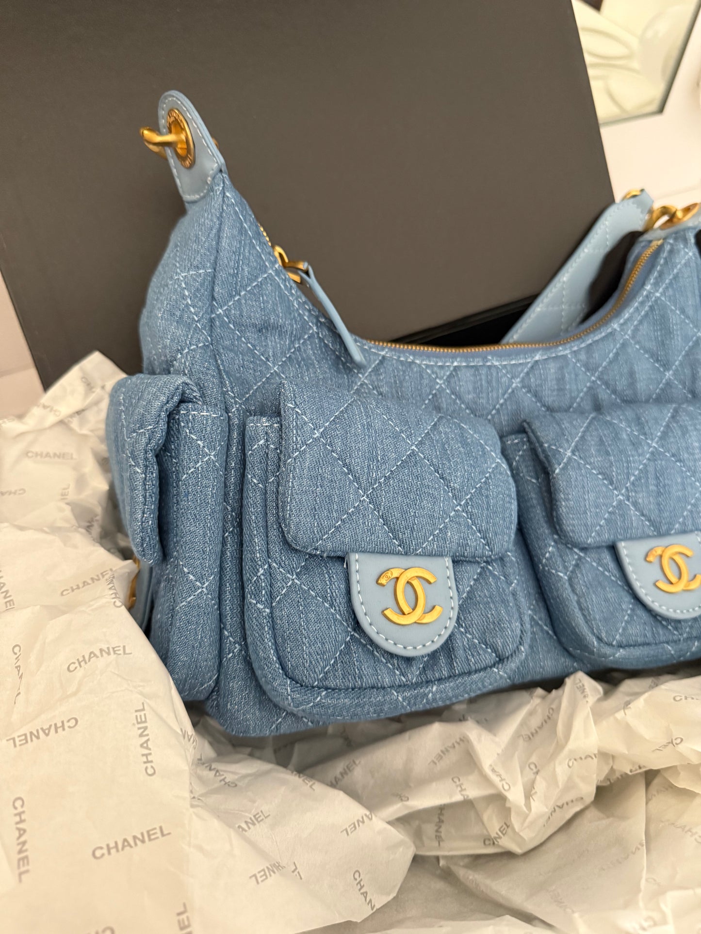 Borsa Denim Cargo
