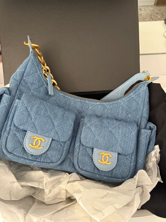 Borsa Denim Cargo