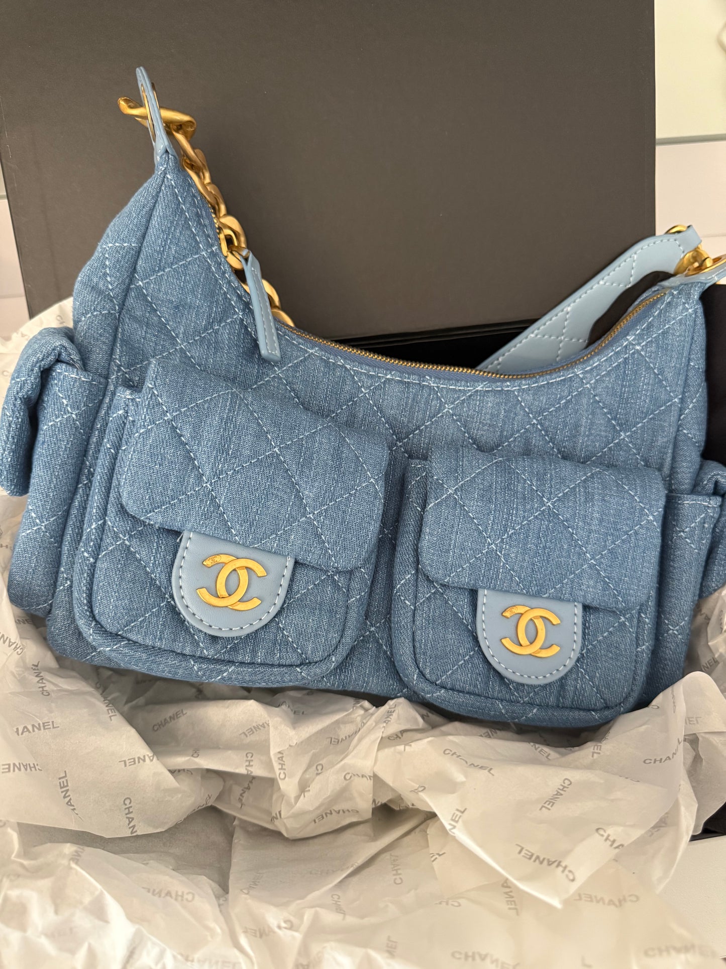 Borsa Denim Cargo