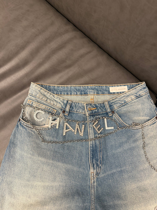 Cintura Luxury Strass CC Vintage