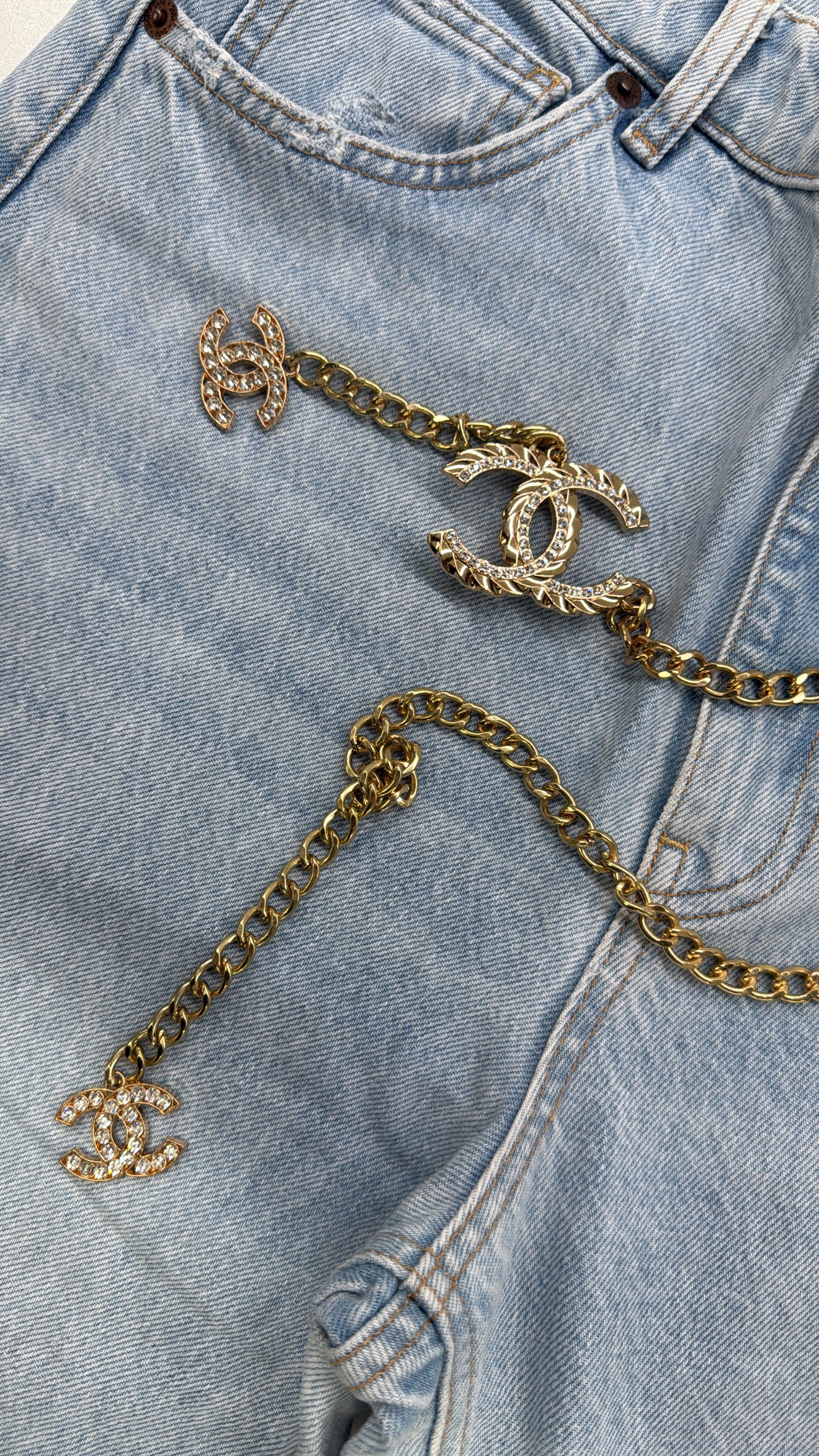 Cintura CC Logo Luxury Gold