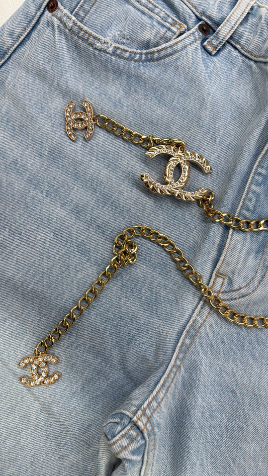 Cintura CC Logo Luxury Gold