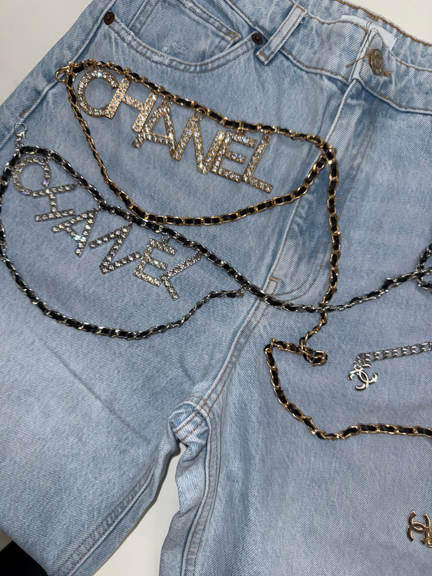 Cintura CC Logo Black mille catene