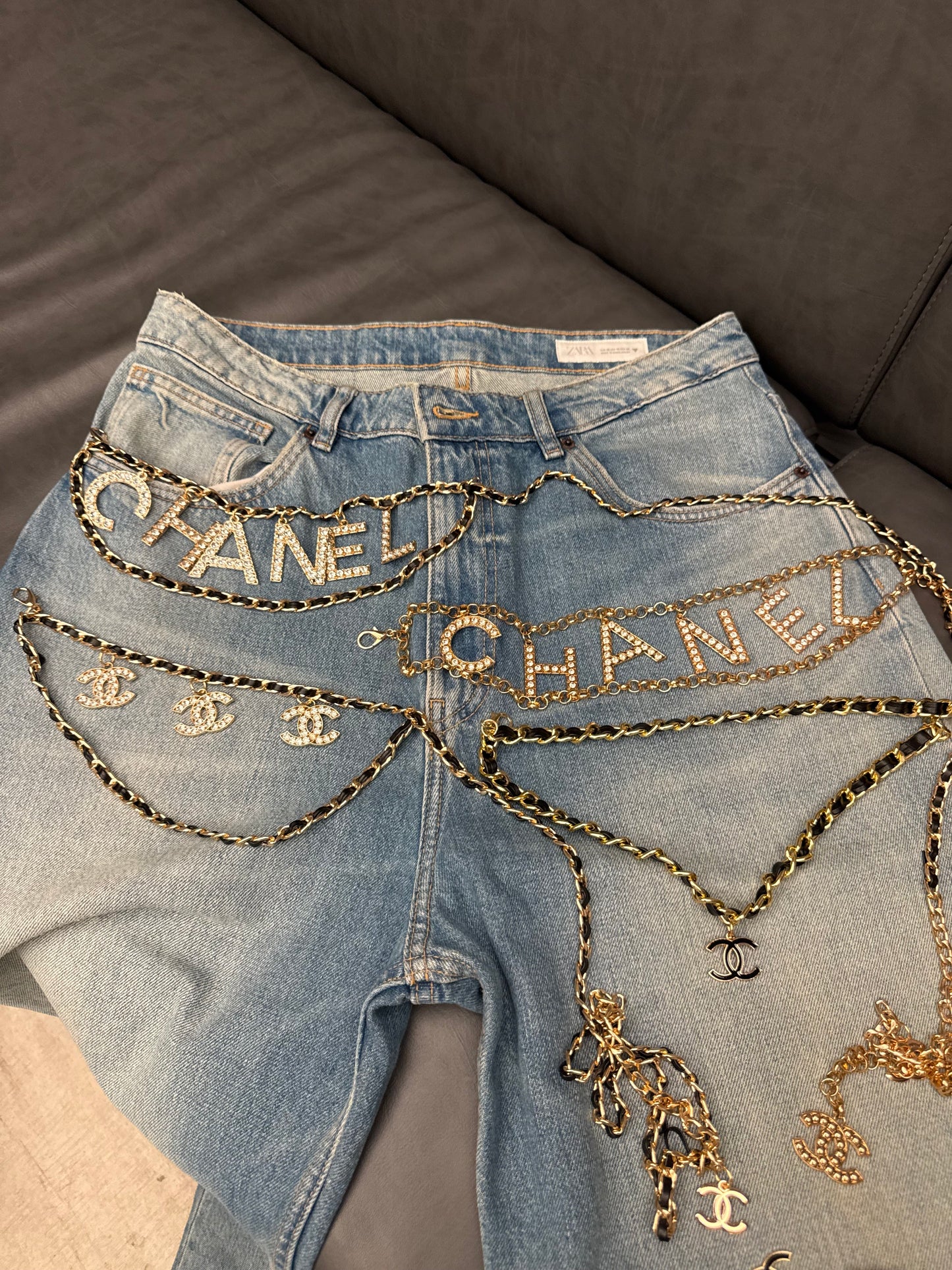 Cintura Luxury Strass CC Vintage