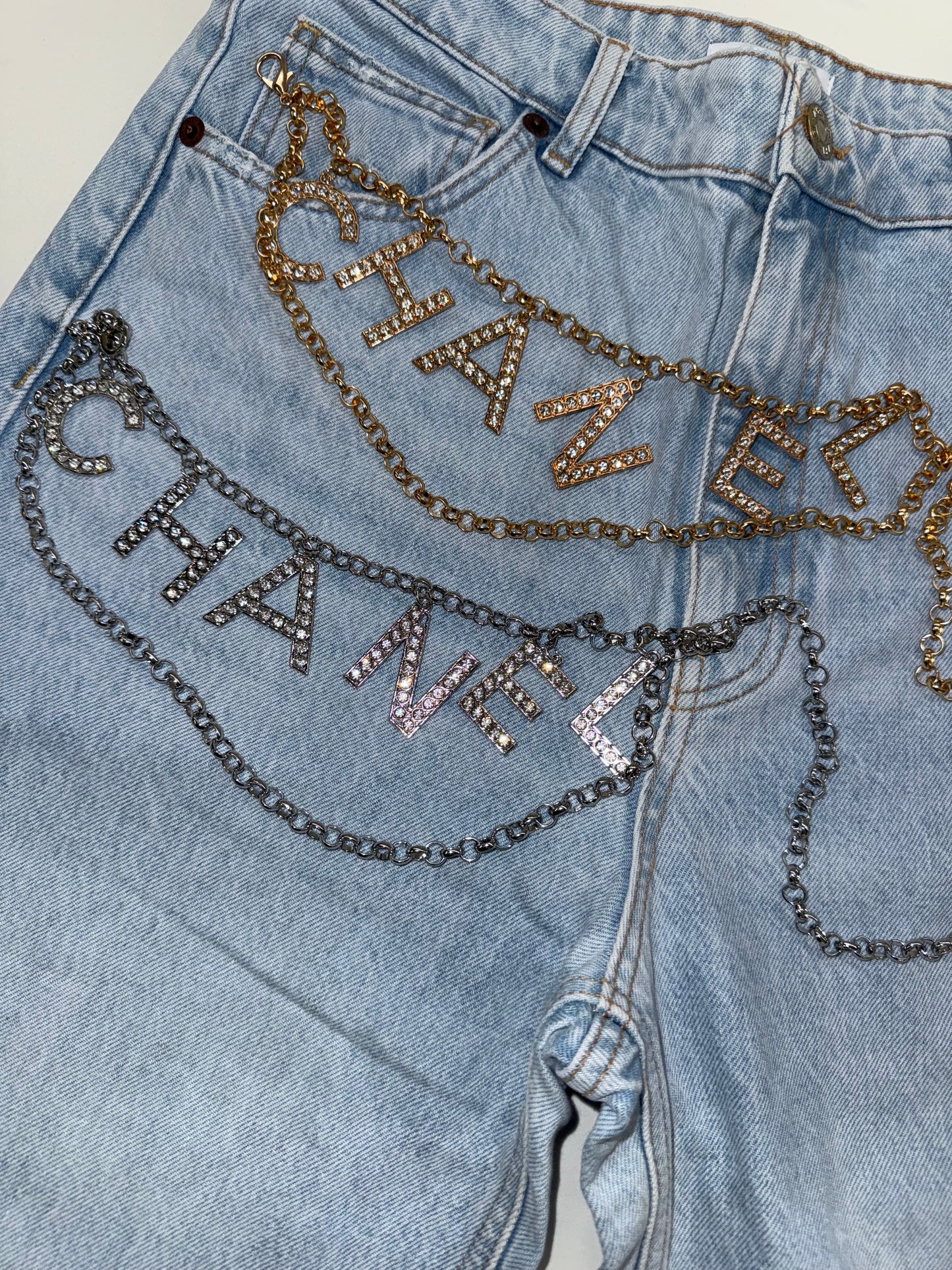 Cintura Luxury Strass CC Vintage