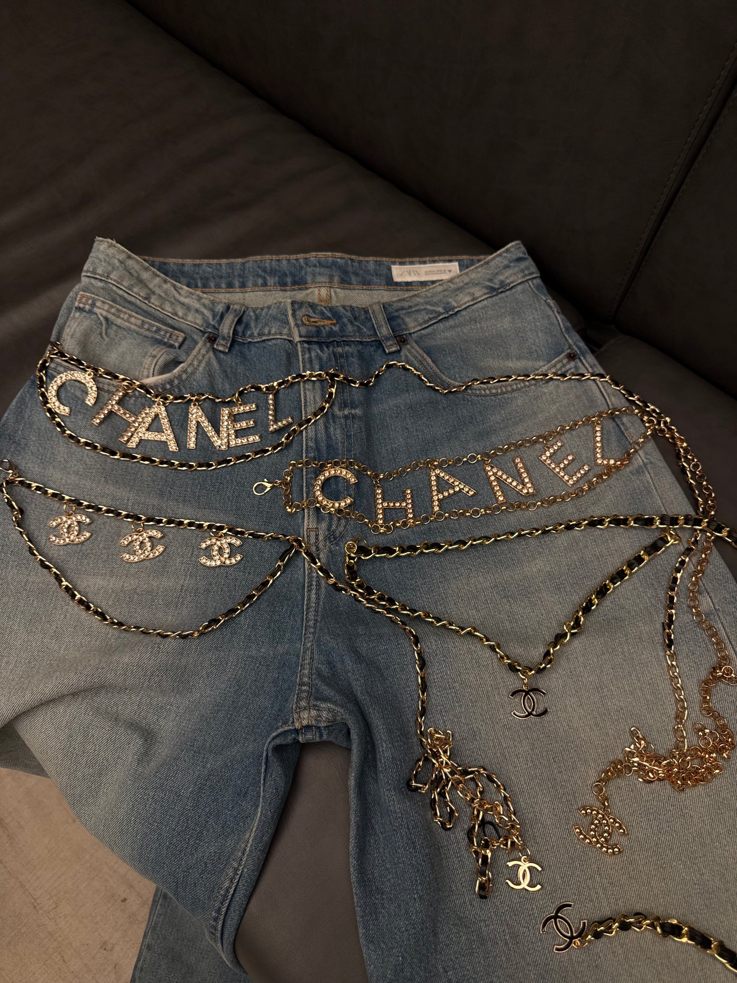 Cintura Luxury Strass CC Vintage