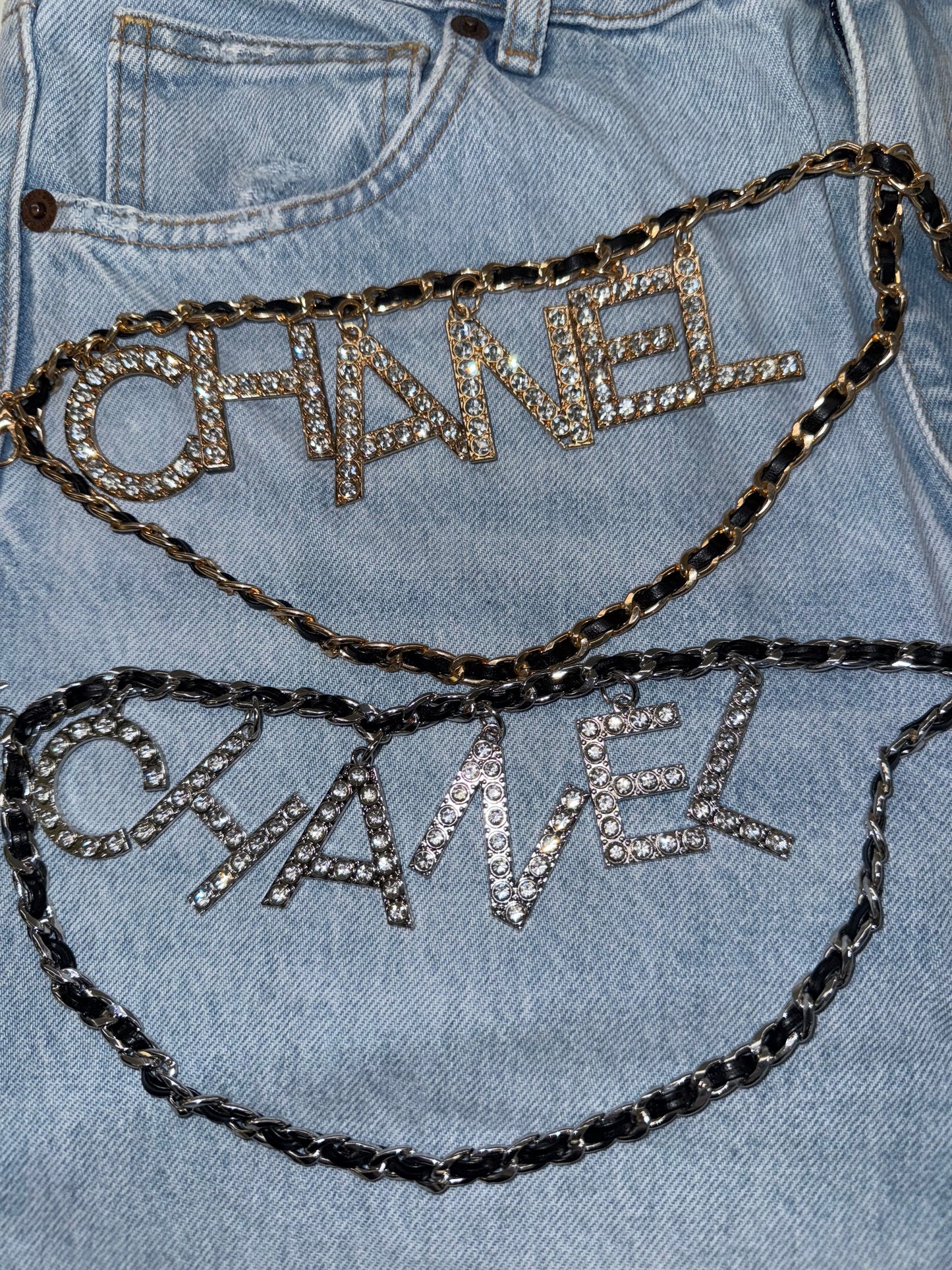 Cintura CC Logo Black mille catene