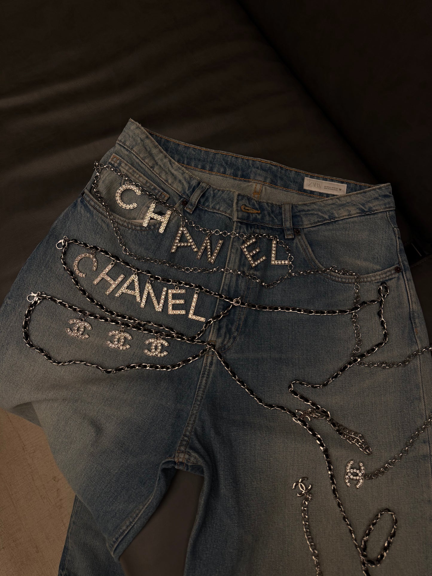 Cintura CC Logo Black mille catene