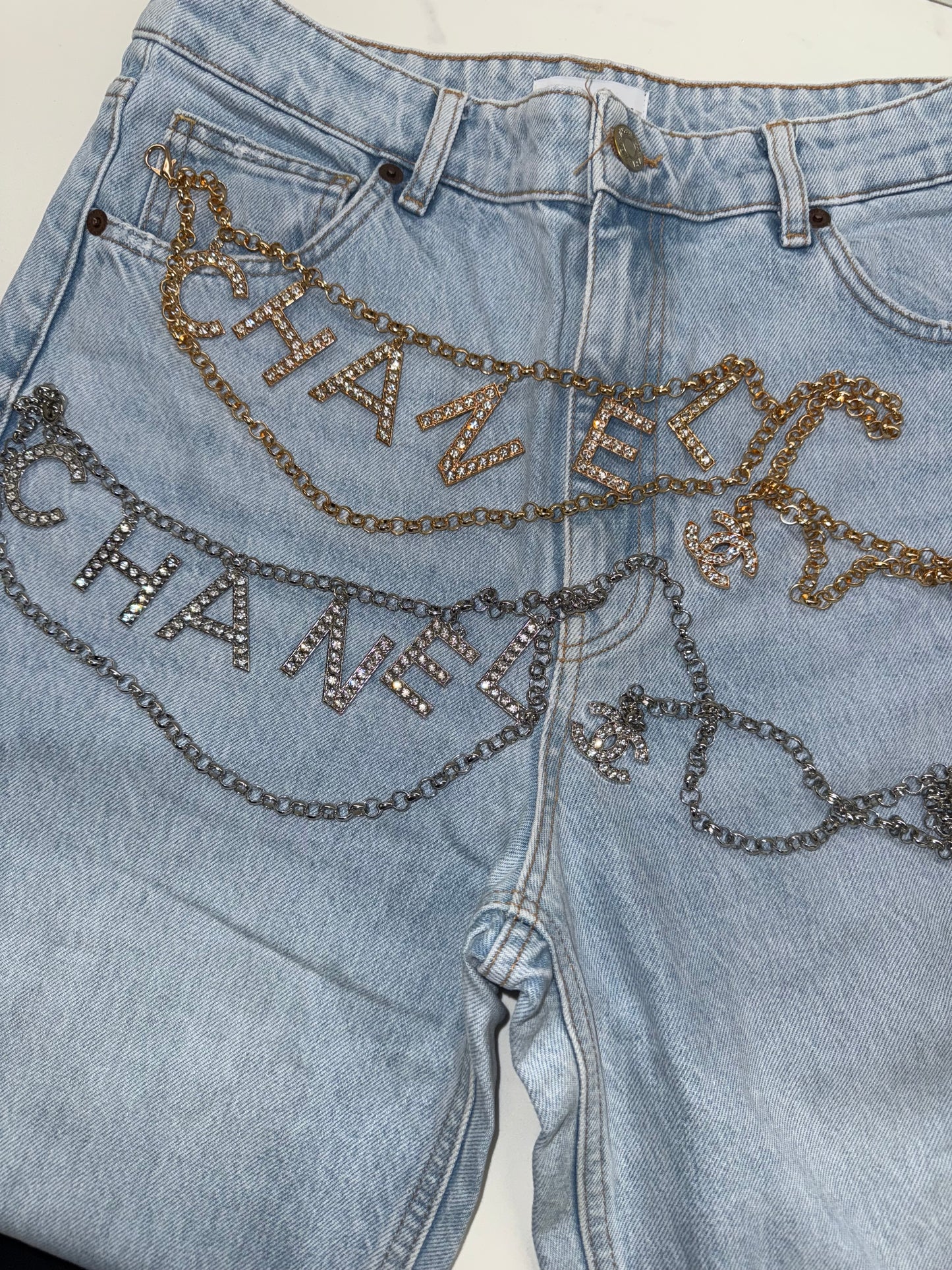 Cintura Luxury Strass CC Vintage