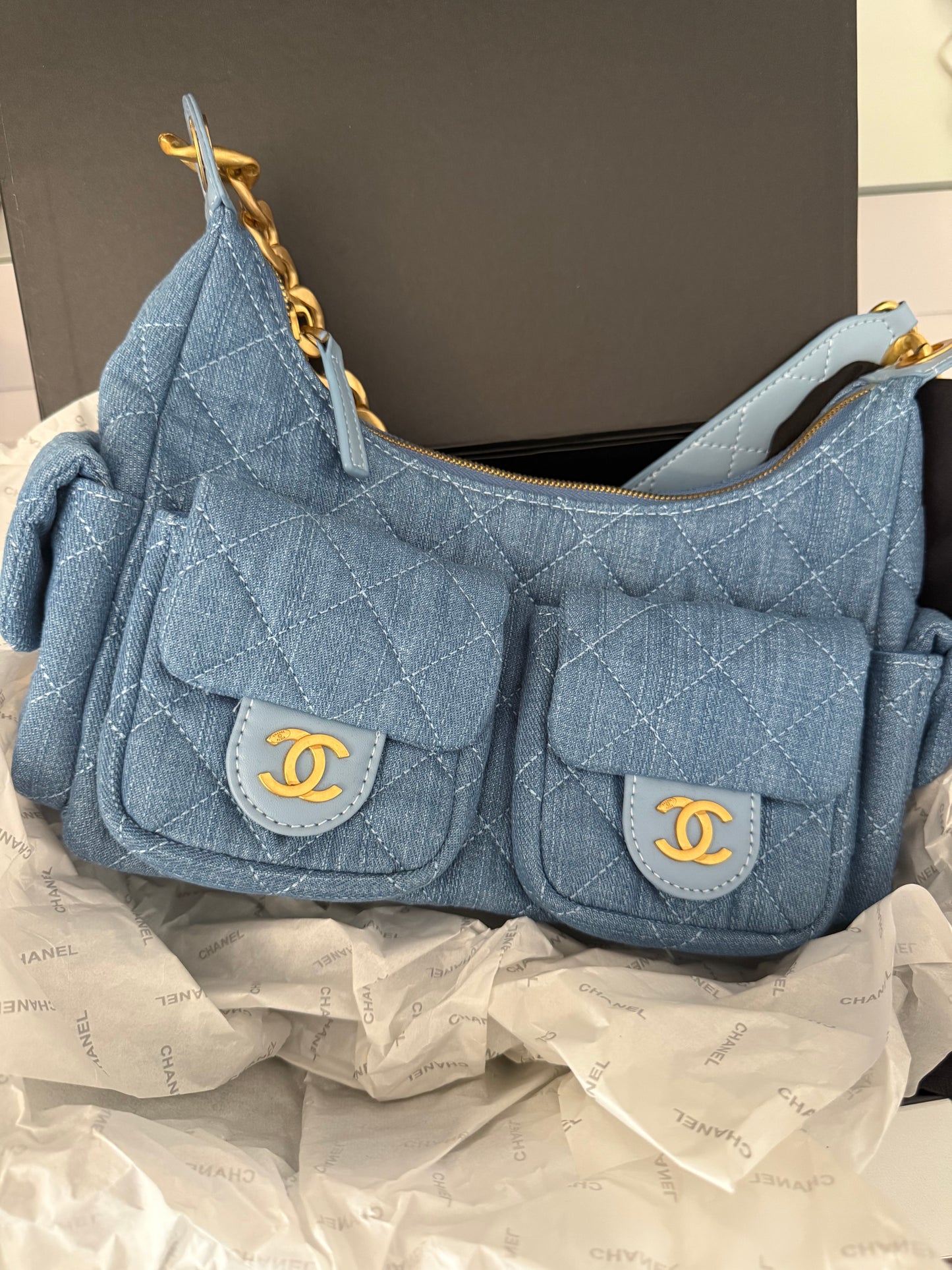 Borsa Denim Cargo