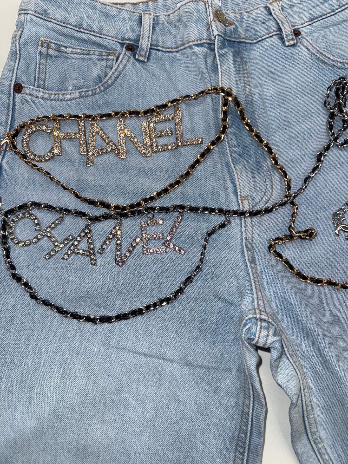 Cintura CC Logo Black mille catene