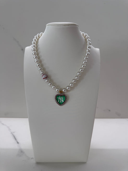 Collana VERDE NY + charms TENNIS