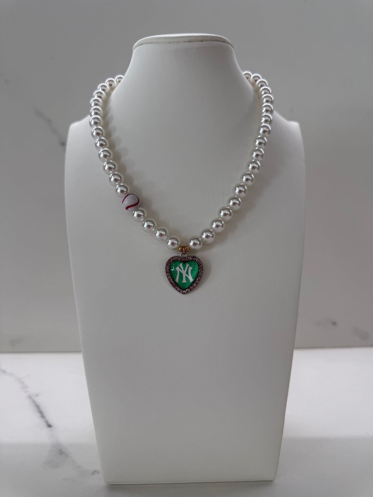 Collana VERDE NY + charms TENNIS