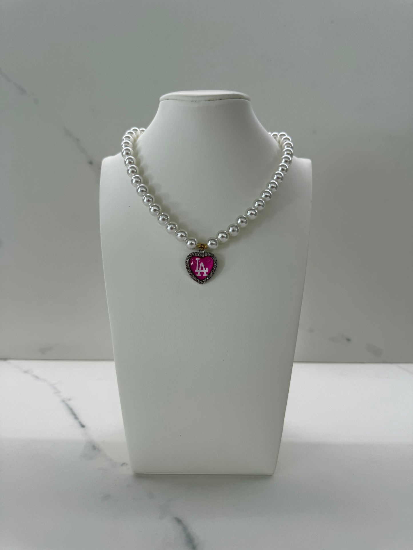 Collana ROSA FLUO L.A