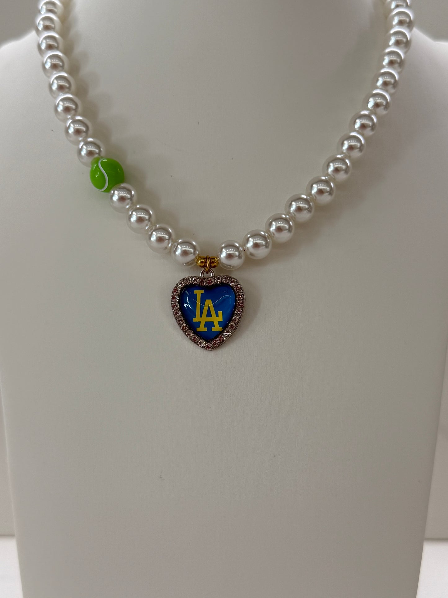 Collana BLU-YELLOW L.A + charms TENNIS