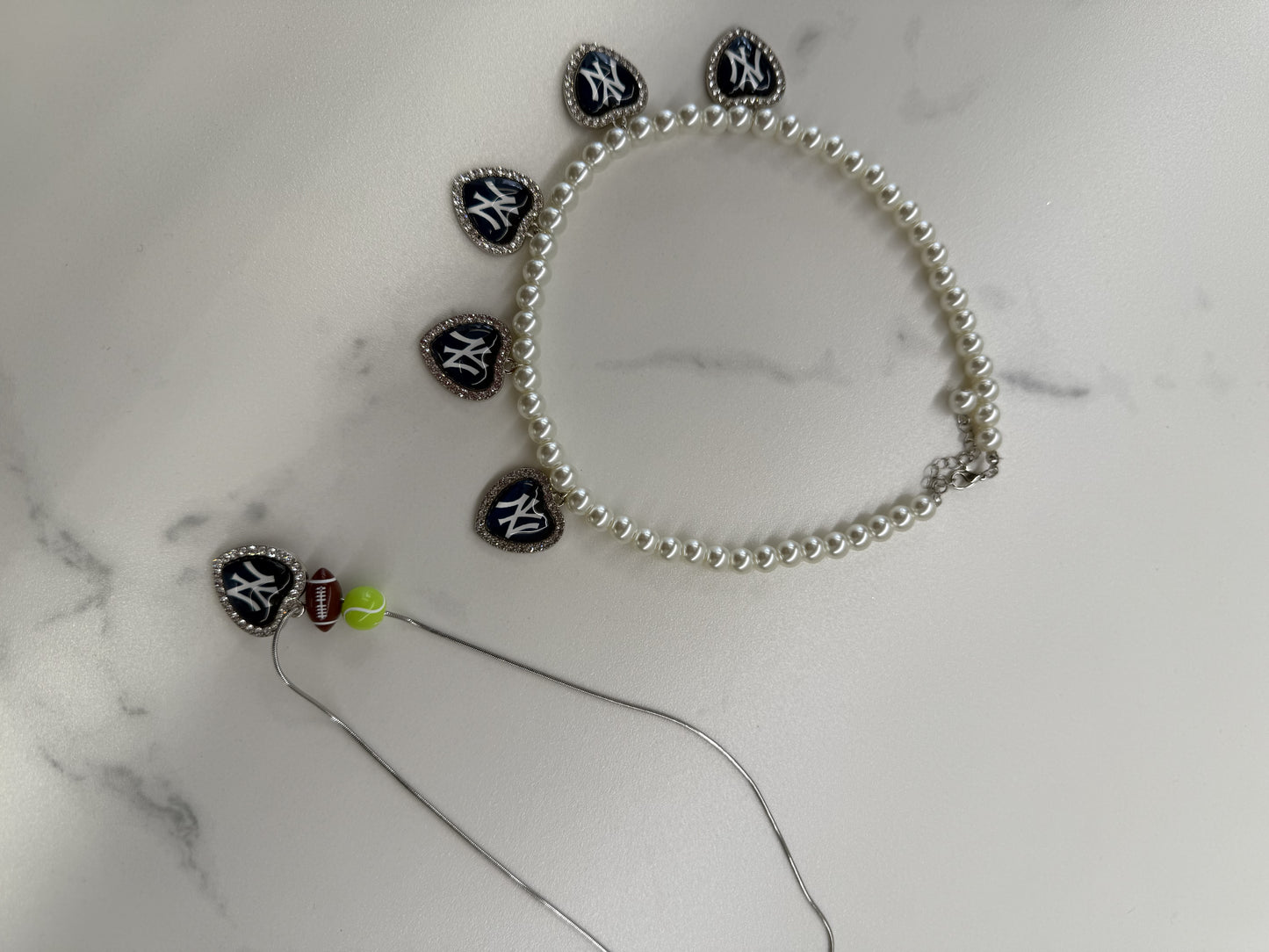 Collana New Era NBA filo silver