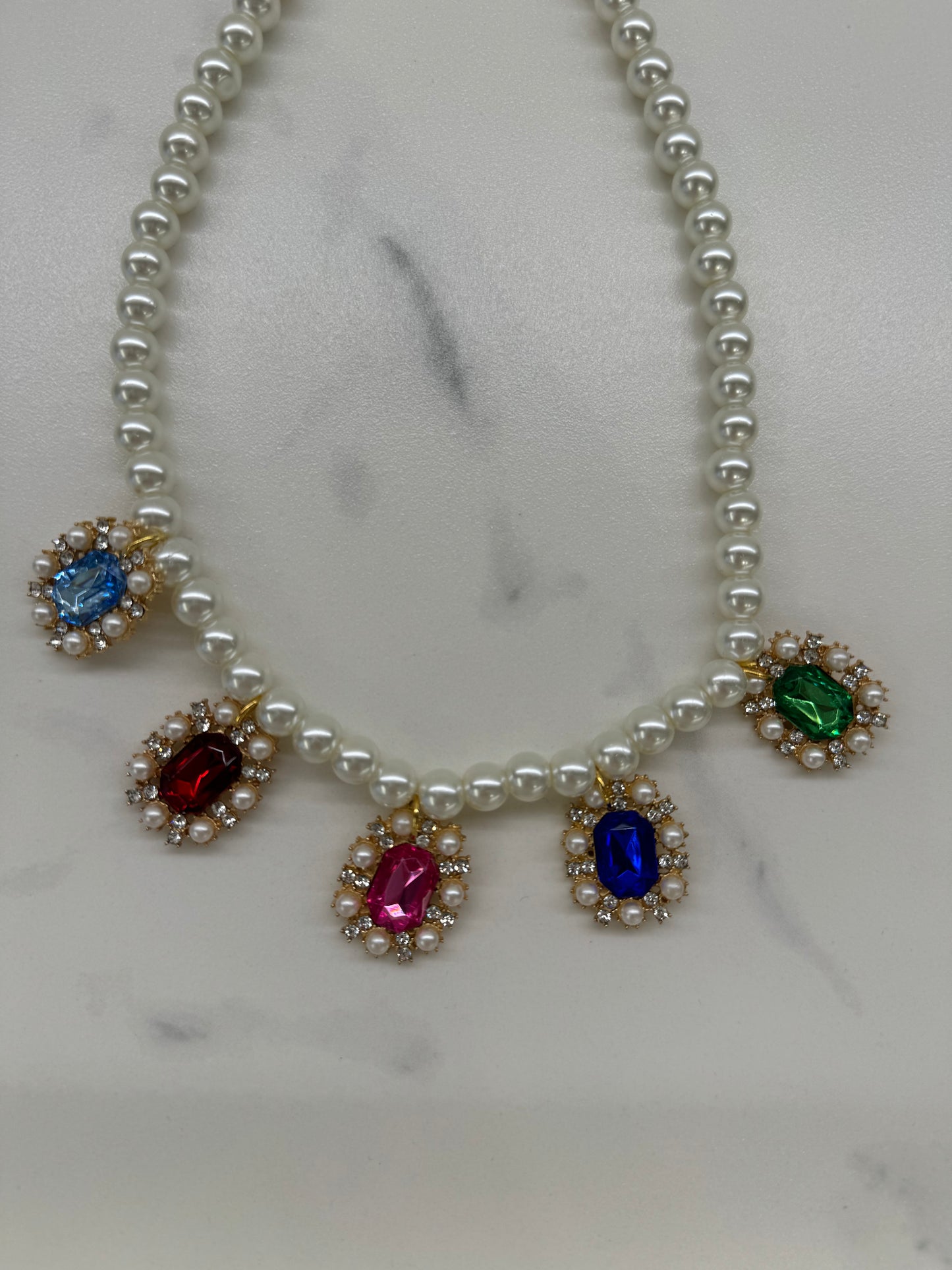 Collana perle Rainbow Luxury