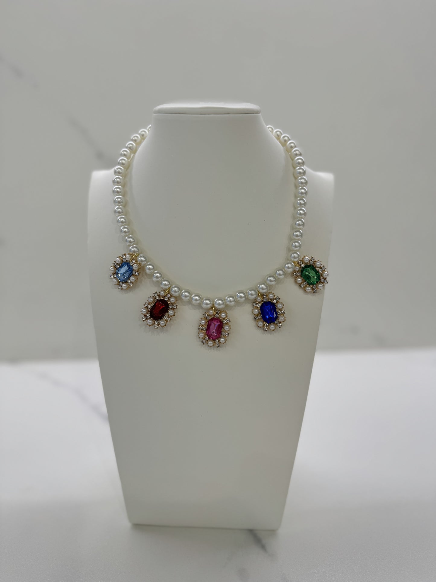Collana perle Rainbow Luxury