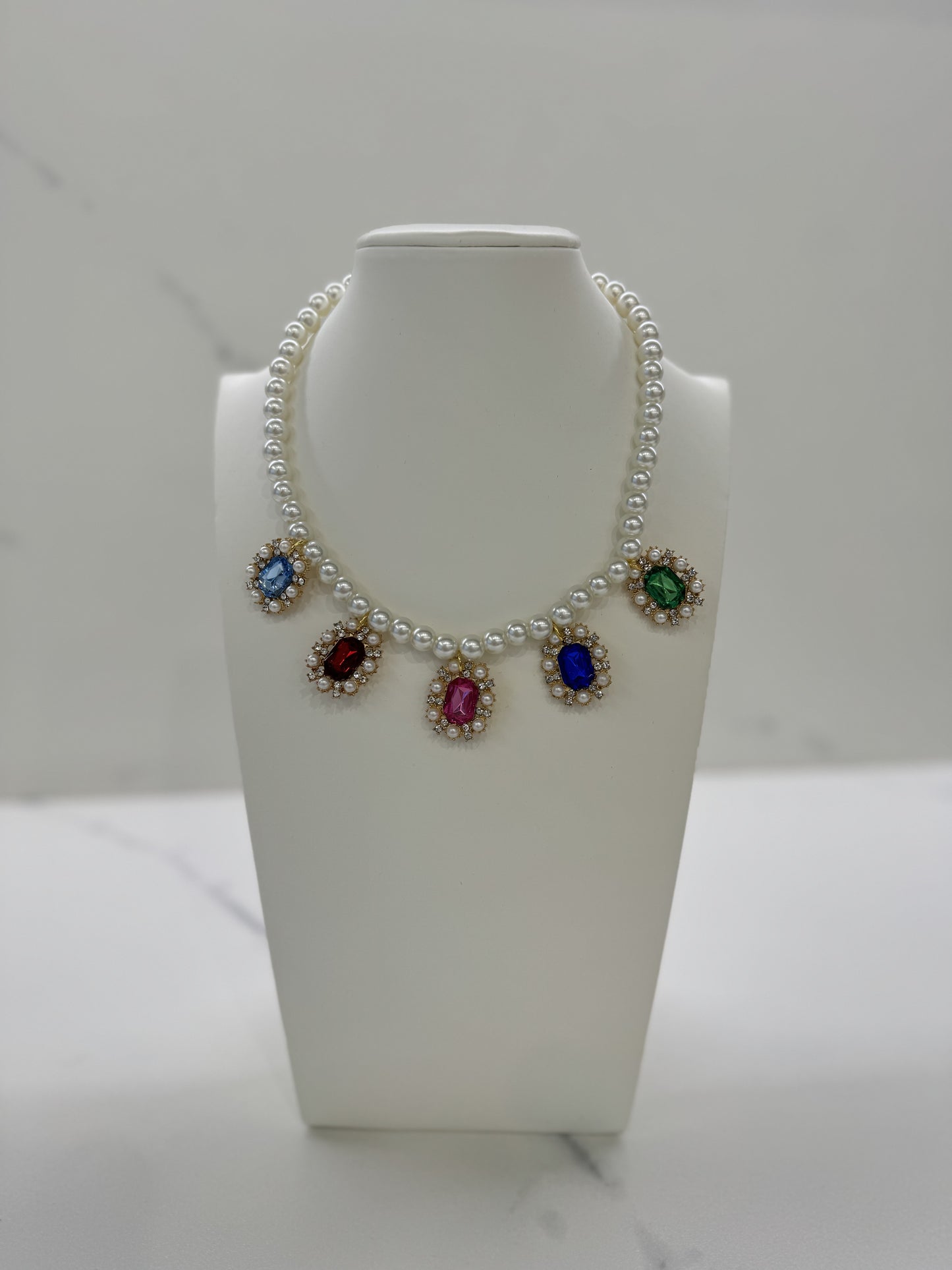 Collana perle Rainbow Luxury
