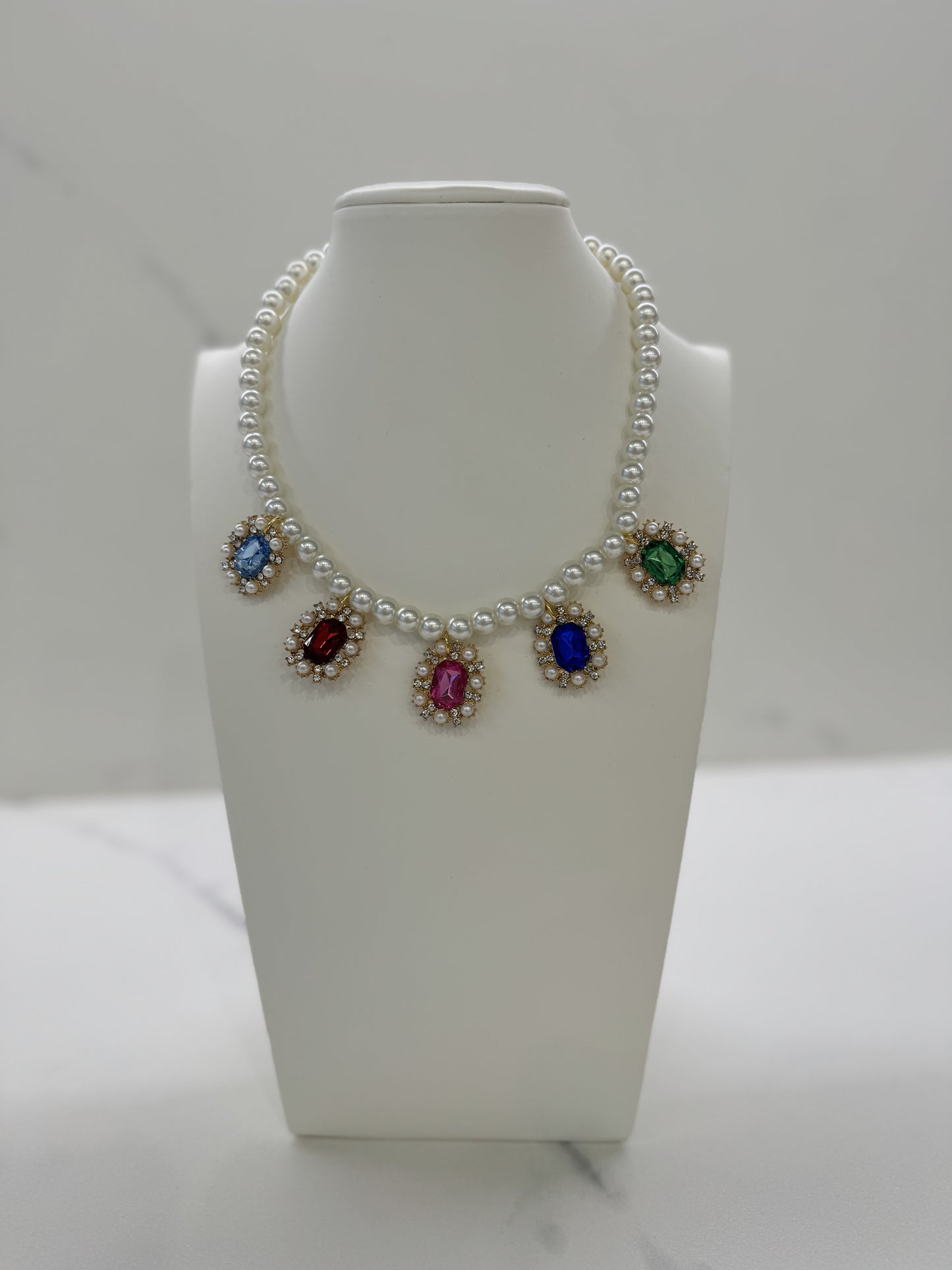 Collana perle Rainbow Luxury