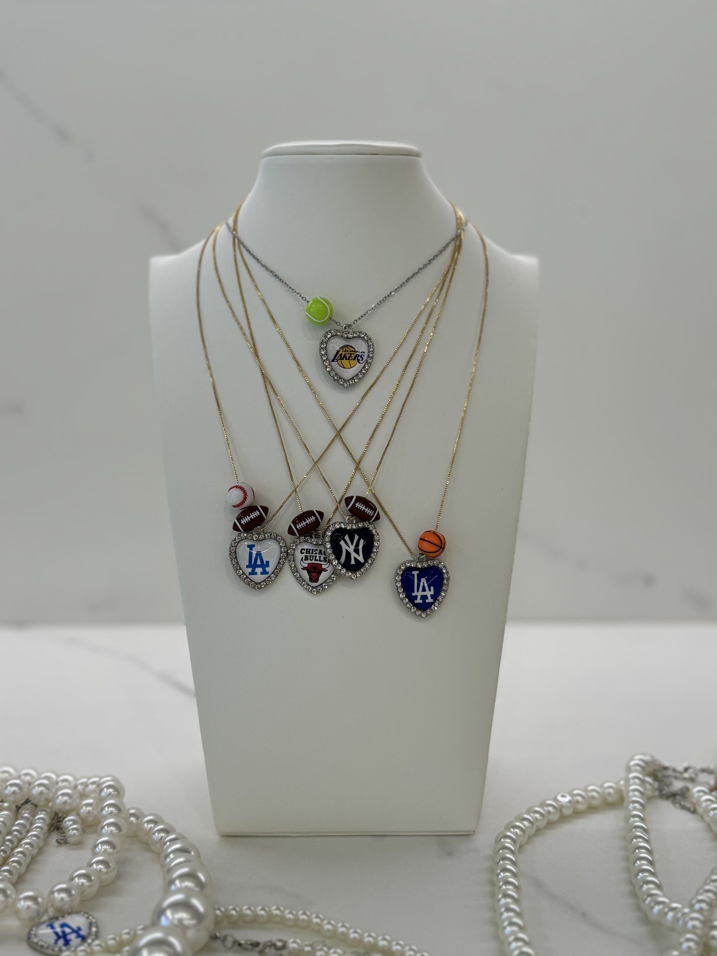 Collana NBA filo gold