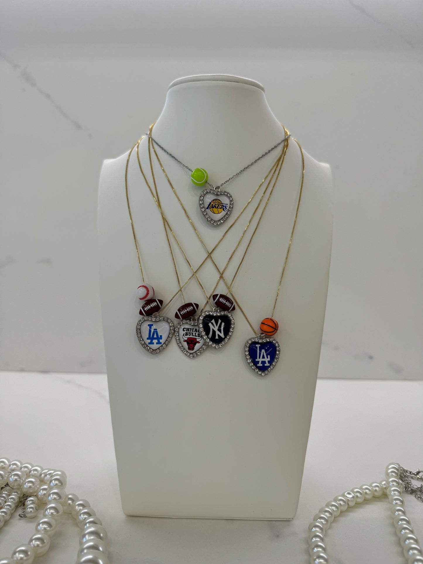 Collana NBA filo gold