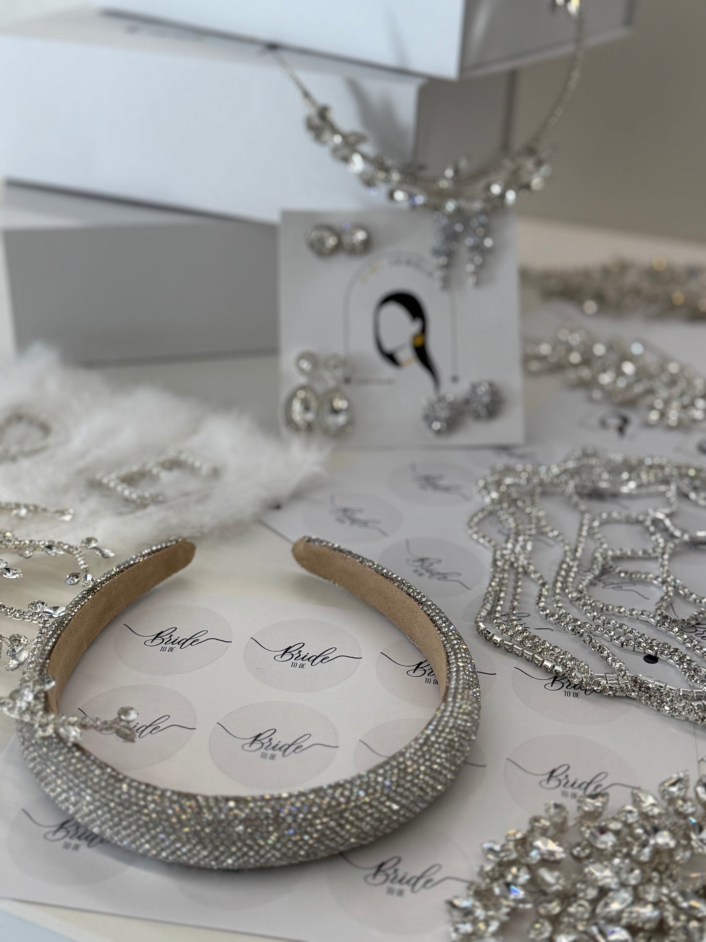 Fascia Frontino Strass Luxury Amanda