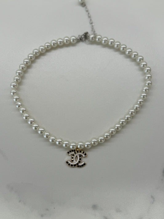 Collana CC Vintage Black Logo