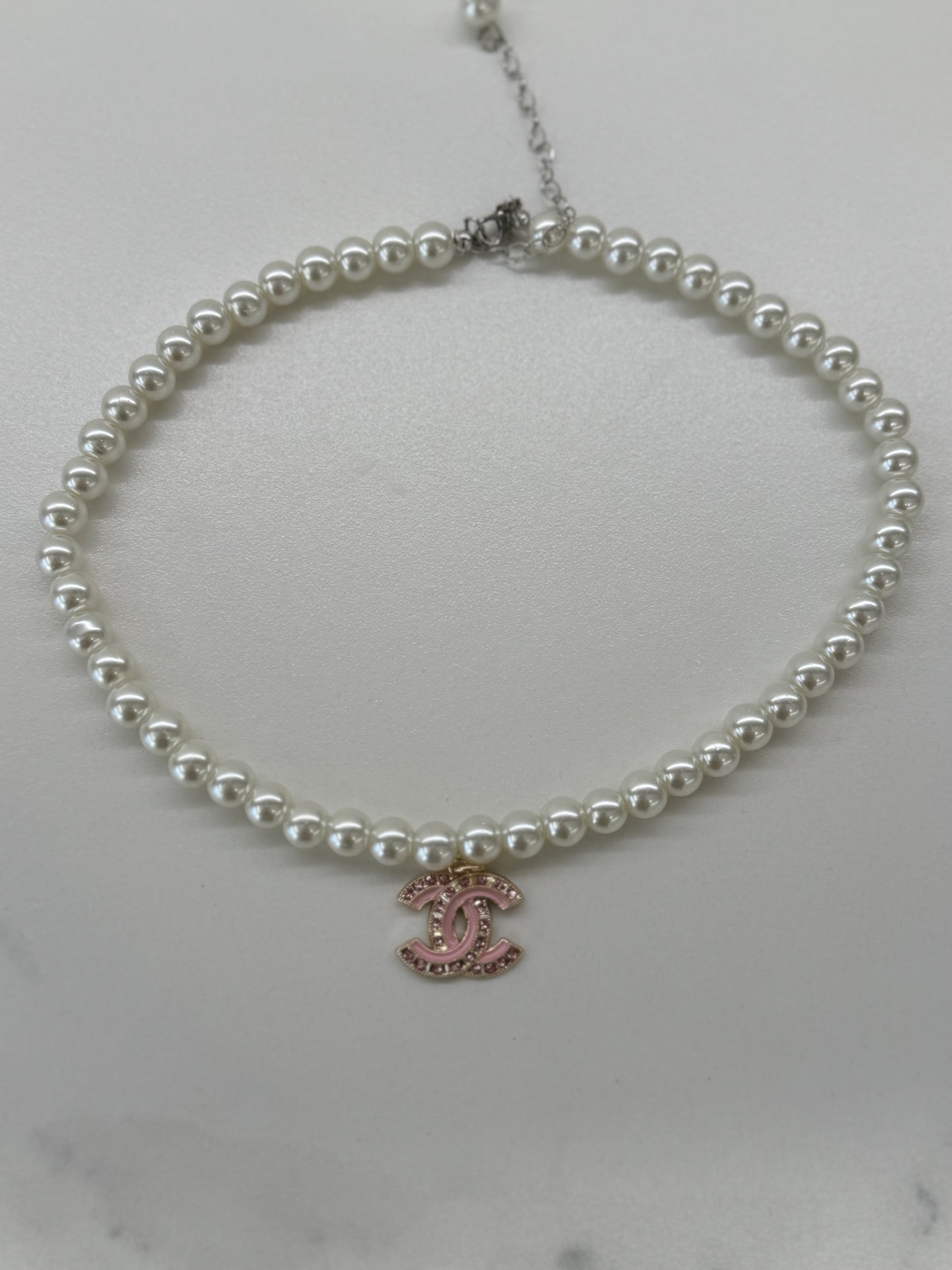 Collana CC Vintage Pink Logo