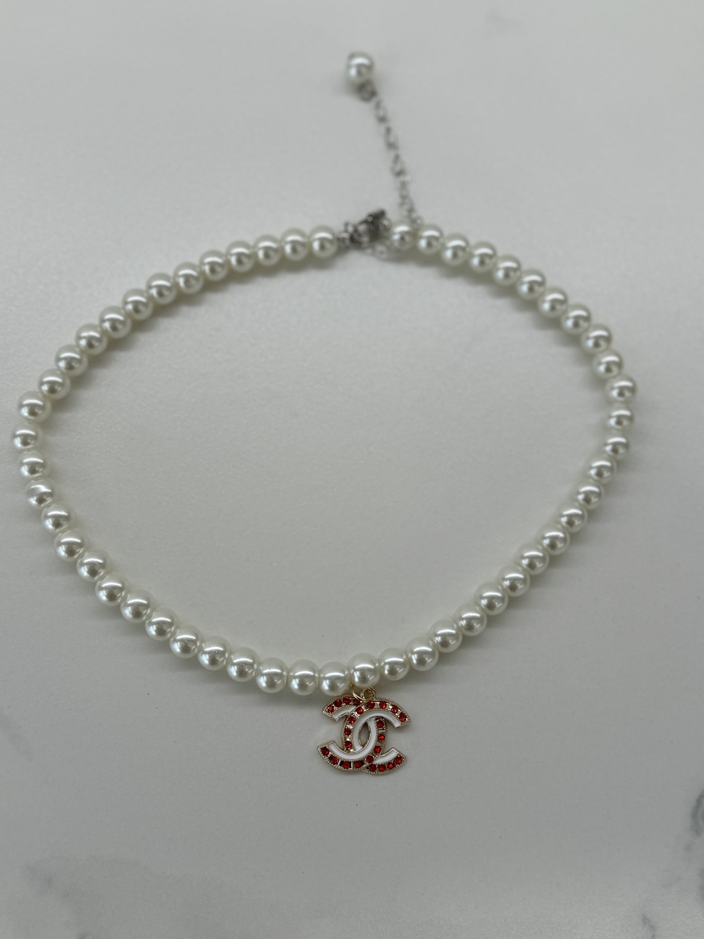 Collana CC Vintage Logo Red