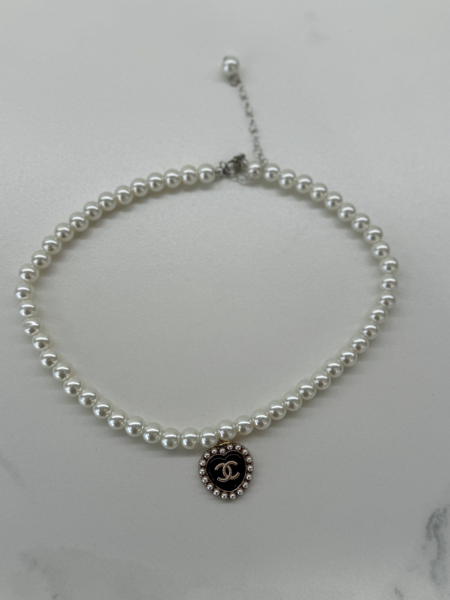 Collana CC Vintage Black Perla